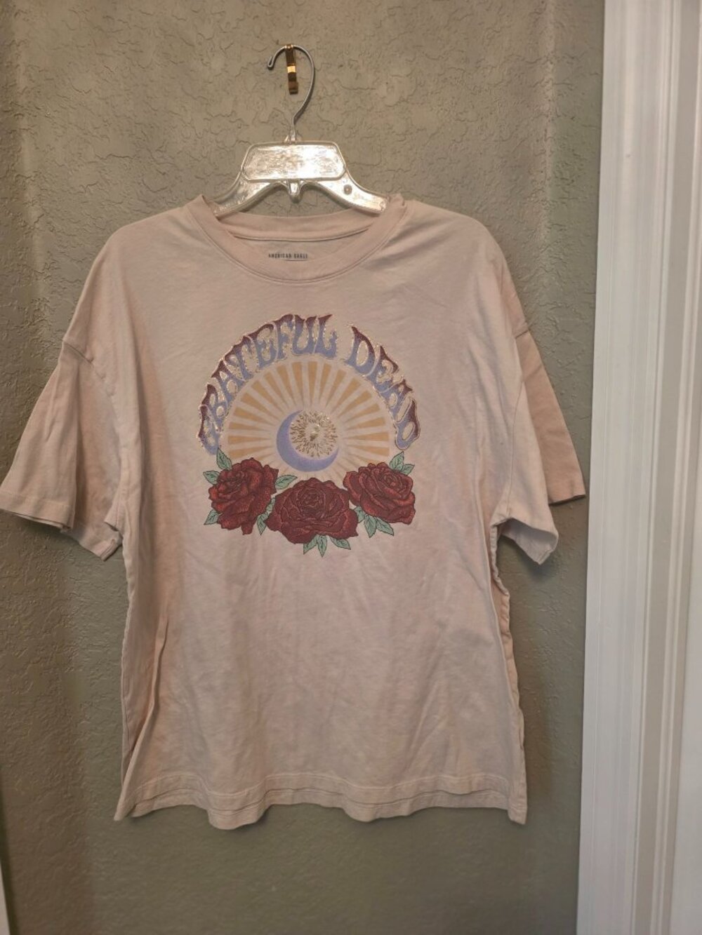 American Eagle X Grateful Dead Band Tee Shirt Ladies size L/XL